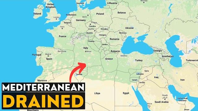 What if we drained the mediterranean sea? What if we drained the mediterranean sea?