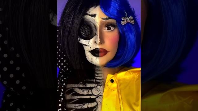 Half coraline, half other mother!#coraline #othermother Half coraline, half other mother!#coraline #othermother