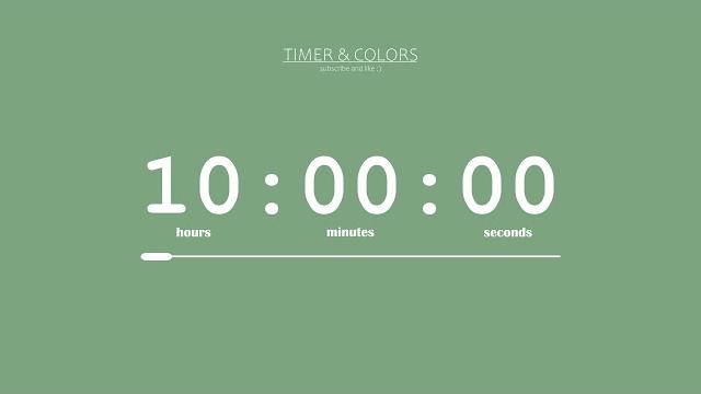 ⏱️ 10 hour timer / sweet green screen / countdown ⏱️ 10 hour timer / sweet green screen / countdown