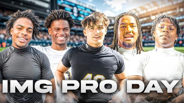 Img academy's insane football pro-day Img academy's insane football pro-day