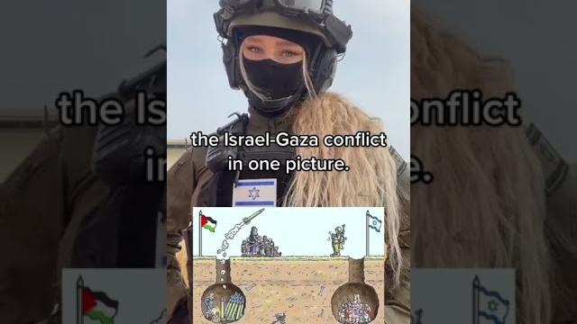 The israel-gaza conflict in one picture… #israel #gaza #idf The israel-gaza conflict in one picture… #israel #gaza #idf