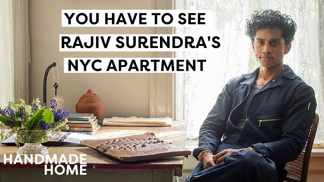 Tour rajiv surendra’s nyc apartment filled with handmade decor...and chalk art! | handmade home tour Tour rajiv surendra’s nyc apartment filled with handmade decor...and chalk art! | handmade home tour