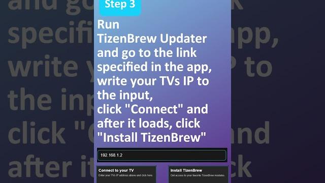 How to install tizenbrew #shorts How to install tizenbrew #shorts