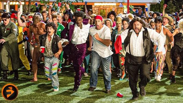 Epic 80's vs modern party fight scene | grown ups 2 Epic 80's vs modern party fight scene | grown ups 2