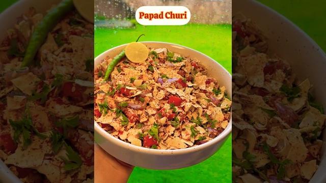 Papad churi | rajasthani papad churi recipe | quick snack recipe #shorts #youtubeshorts #shortsfeed Papad churi | rajasthani papad churi recipe | quick snack recipe #shorts #youtubeshorts #shortsfeed
