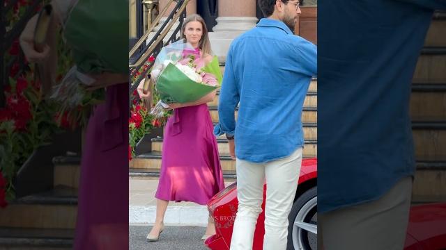 Lovely rich couple getting out ferrari at hotel paris with flowers #monaco #luxury #lifestyle #fyp Lovely rich couple getting out ferrari at hotel paris with flowers #monaco #luxury #lifestyle #fyp
