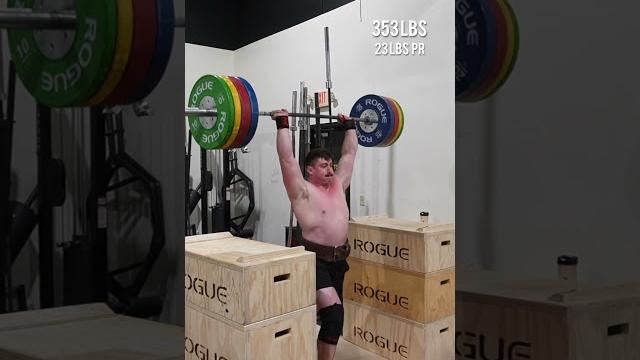 Strongman prs split jerk #strongman #gym #workout Strongman prs split jerk #strongman #gym #workout