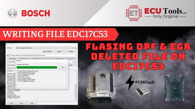 Write dpf & egr delete file for edc17c53 Write dpf & egr delete file for edc17c53