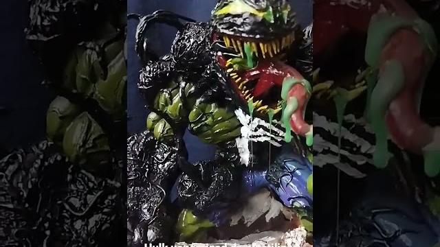 Hulk venomized de plastilina Hulk venomized de plastilina