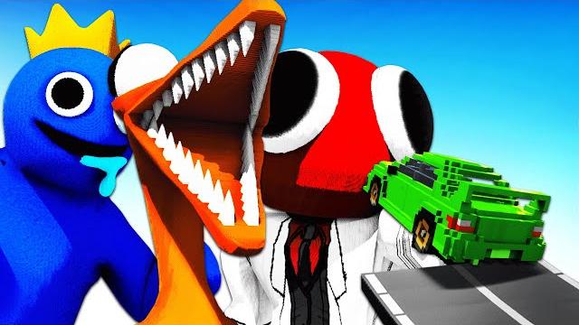 Rainbow friends vs cars Rainbow friends vs cars