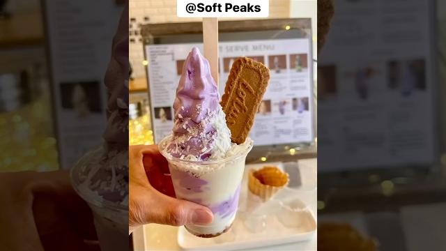 Perfect for the warm weather! ube coco pie @softpeaks #softpeaks #icecream #softserveicecream Perfect for the warm weather! ube coco pie @softpeaks #softpeaks #icecream #softserveicecream