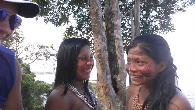 Manaus com as índias. Manaus com as índias.