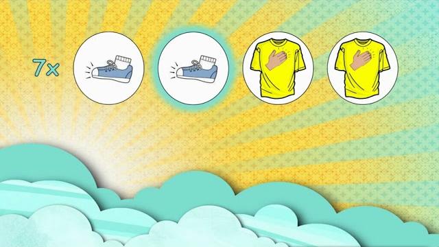 Walking on sunshine (easy) body percussion play along Walking on sunshine (easy) body percussion play along