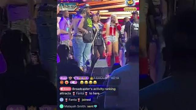 Empressparis shows prettyteetee on the wild n out tour stage️ flashing lights trigger️ #bigo Empressparis shows prettyteetee on the wild n out tour stage️ flashing lights trigger️ #bigo