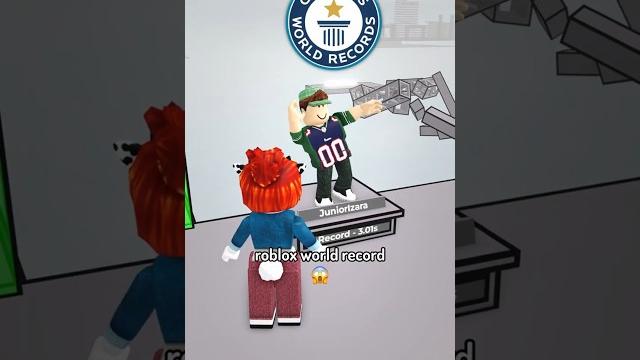 Roblox world record Roblox world record