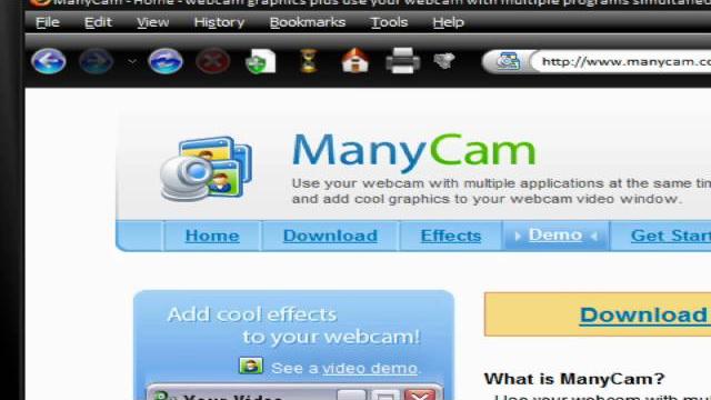 Manycam - add special effects to your webcam chats Manycam - add special effects to your webcam chats
