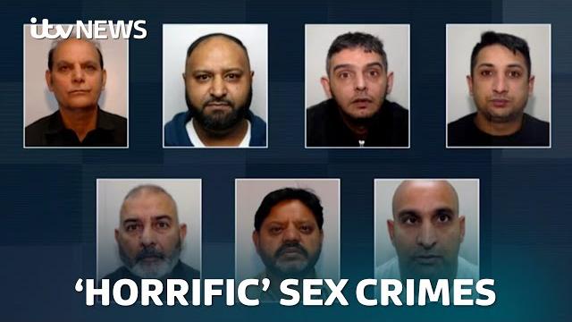 Grooming gang convicted of horrific sex crimes against two girls in rochdale | itv news Grooming gang convicted of horrific sex crimes against two girls in rochdale | itv news