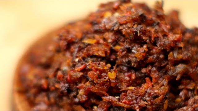 Cara membuat sambal roa Cara membuat sambal roa