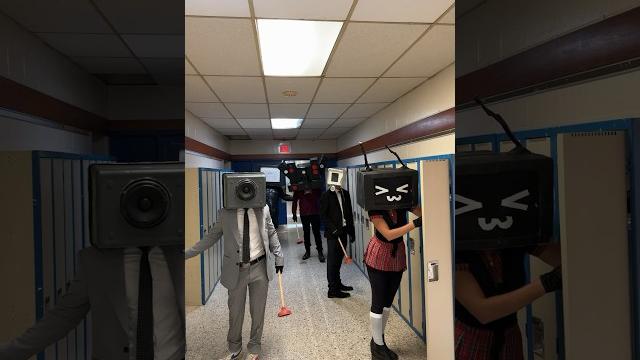Tv woman at skibidi school! Tv woman at skibidi school!