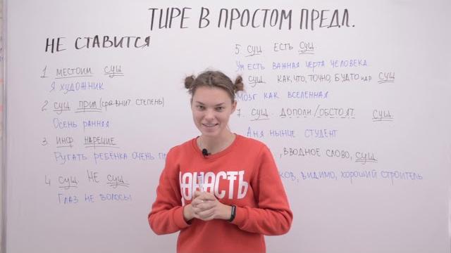 Тире в простом предложении Тире в простом предложении