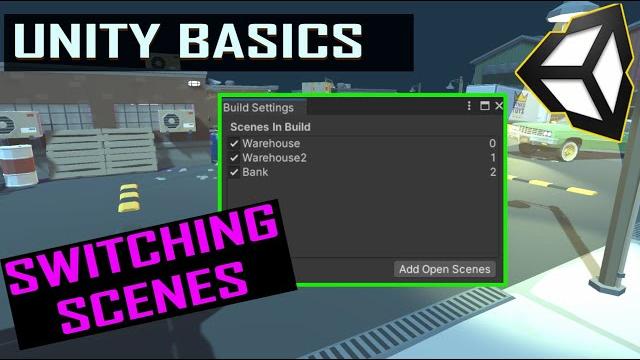 Unity basics - how to switch scenes (levels) Unity basics - how to switch scenes (levels)
