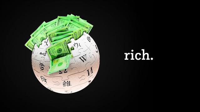 Is wikipedia secretly rich? Is wikipedia secretly rich?