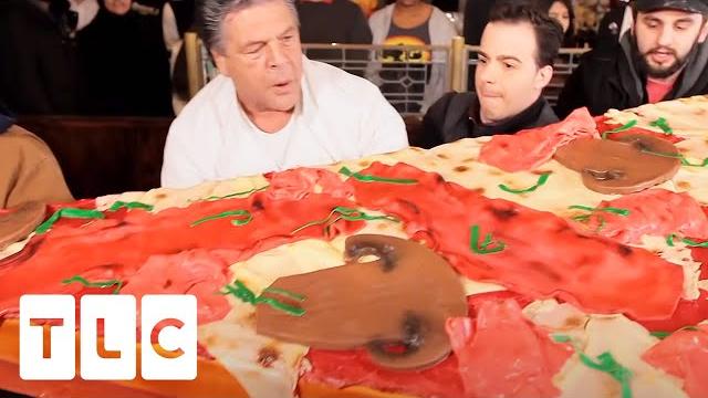 This huge slice of pizza is actually... cake! | cake boss This huge slice of pizza is actually... cake! | cake boss
