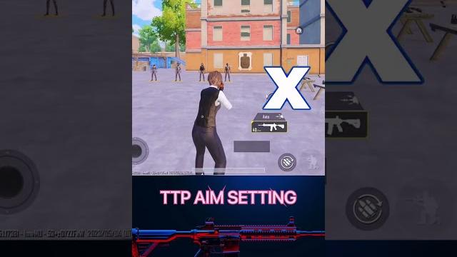 Best trick ttp aim setting #shorts #pubgmobile #viral Best trick ttp aim setting #shorts #pubgmobile #viral