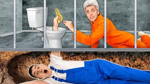Как помочь другу сбежать из тюрьмы ! - челлендж Как помочь другу сбежать из тюрьмы ! - челлендж