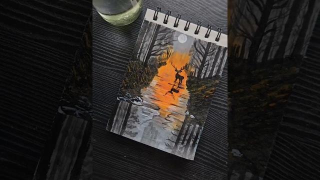 Easy snowy evening painting 🫠#art #artist #painting #viralshorts #youtube #youtubeshorts Easy snowy evening painting 🫠#art #artist #painting #viralshorts #youtube #youtubeshorts