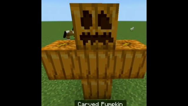 How to create pumpkin golem(worked) #minecraft How to create pumpkin golem(worked) #minecraft