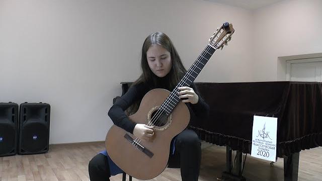 V международный конкурс "классическая гитара". каипова линара, iv группа, i тур. уфа, россия V международный конкурс "классическая гитара". каипова линара, iv группа, i тур. уфа, россия