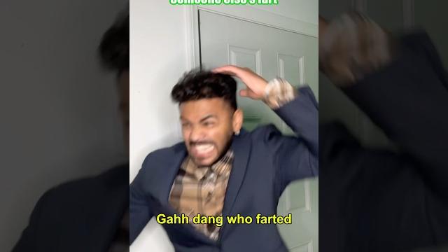 When you smell someone’s fart vs when you smell your own…#comedy When you smell someone’s fart vs when you smell your own…#comedy