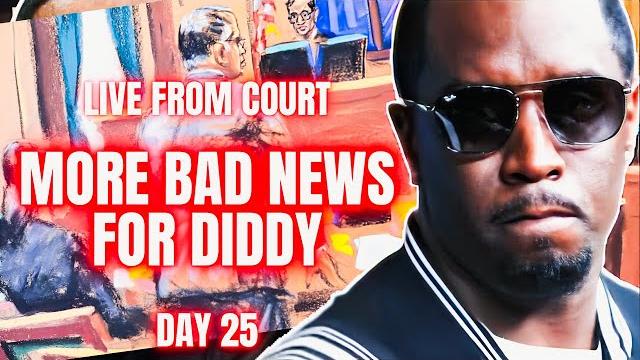 Live from diddy trial day 25: diddy begs judge to get rid of new juror 1week defense plan Live from diddy trial day 25: diddy begs judge to get rid of new juror 1week defense plan