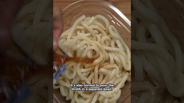 Udon noodles from a convenience store Udon noodles from a convenience store