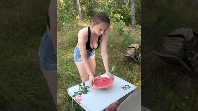 Camping girl Camping girl
