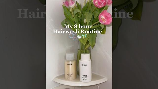 Part 2 of my 8 hour hairwash routine 🫧🫶 Part 2 of my 8 hour hairwash routine 🫧🫶