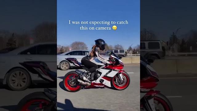 I guess he didn’t like bikes ? #aprilia #r6 #kawasaki #bikergirl I guess he didn’t like bikes ? #aprilia #r6 #kawasaki #bikergirl