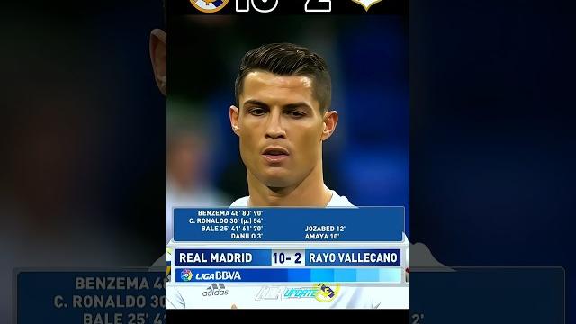 Real madrid slaughtered rayo vallecano 10-2 Real madrid slaughtered rayo vallecano 10-2