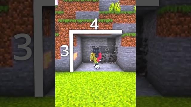 Секретная база в minecraft #майнкрафт Секретная база в minecraft #майнкрафт
