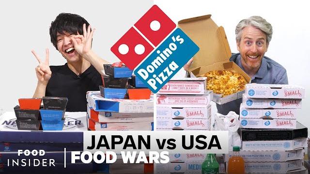 Us vs japan domino’s pizza | food wars Us vs japan domino’s pizza | food wars