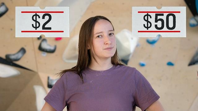 $2 bouldering gym vs $50 bouldering gym $2 bouldering gym vs $50 bouldering gym