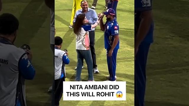 Nita ambani heart winning gesture for rohit sharma after win #rohitsharma #msdhoni #nitaambani Nita ambani heart winning gesture for rohit sharma after win #rohitsharma #msdhoni #nitaambani