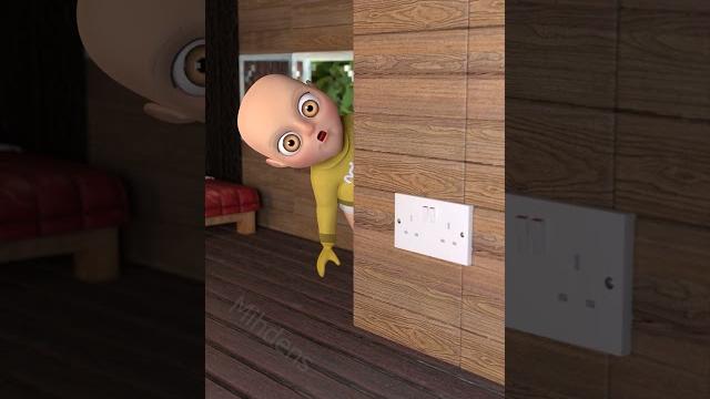 Yellow baby against the outlet! Yellow baby against the outlet!