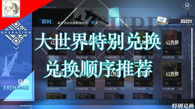 【碧蓝航线】大世界特别兑换兑换顺序推荐 【碧蓝航线】大世界特别兑换兑换顺序推荐