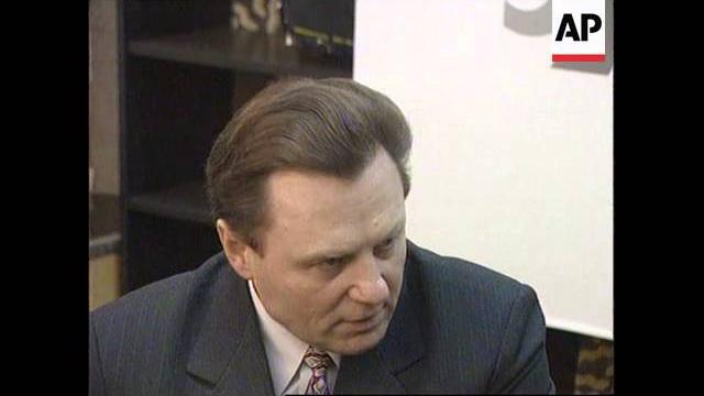 Russia - rybkin addresses presser Russia - rybkin addresses presser