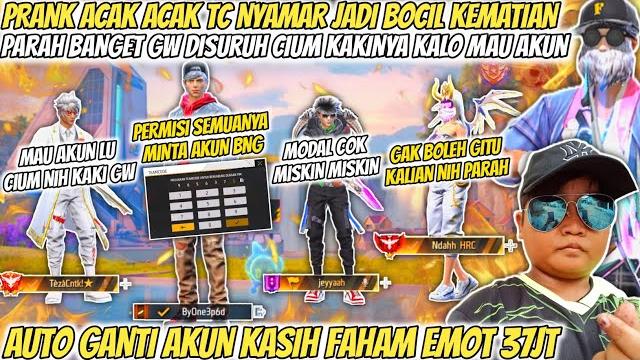 Prank acak team code nyamar jadi bocil baru main epep, malah ketemu player songong, auto kasih paham Prank acak team code nyamar jadi bocil baru main epep, malah ketemu player songong, auto kasih paham