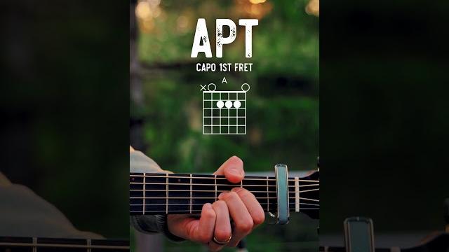Apt. rosé bruno mars guitar tutorial // apt. guitar lesson Apt. rosé bruno mars guitar tutorial // apt. guitar lesson