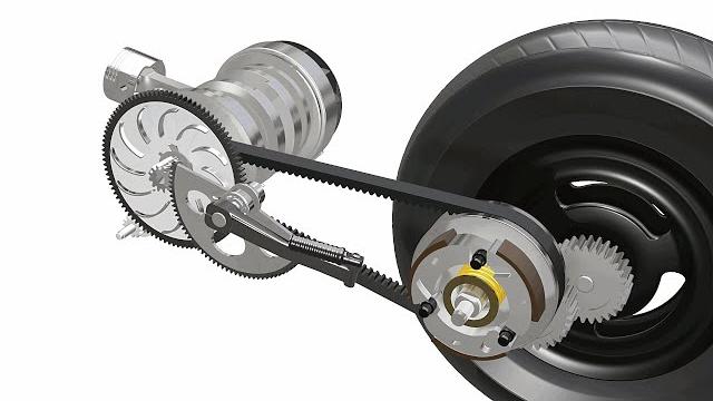 How a scooter transmission works How a scooter transmission works