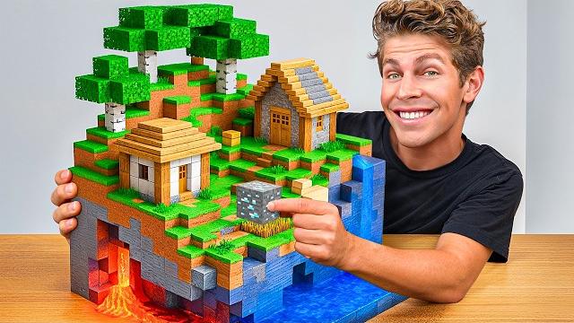 I built minecraft in real life! I built minecraft in real life!